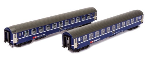 Kato 23010 SBB RIC Alpen-Express Coach Set (2) V N Gauge