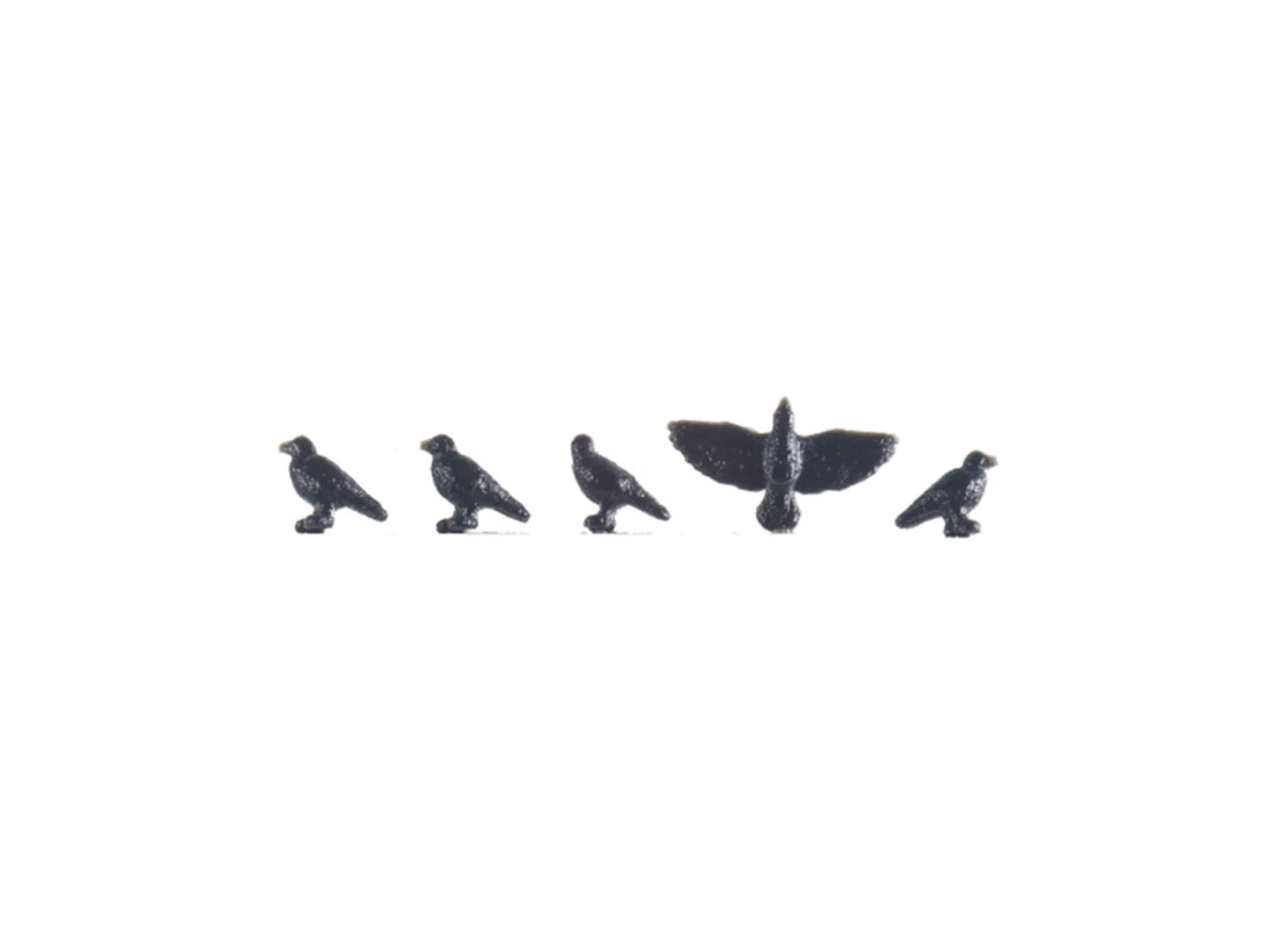 Kato Crows (5) Figure Set K24-714 N Gauge
