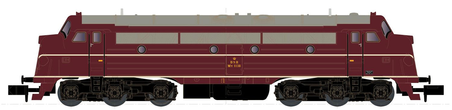Kato DSB MY 1138 Nohab Diesel Locomotive III K2890 N Gauge