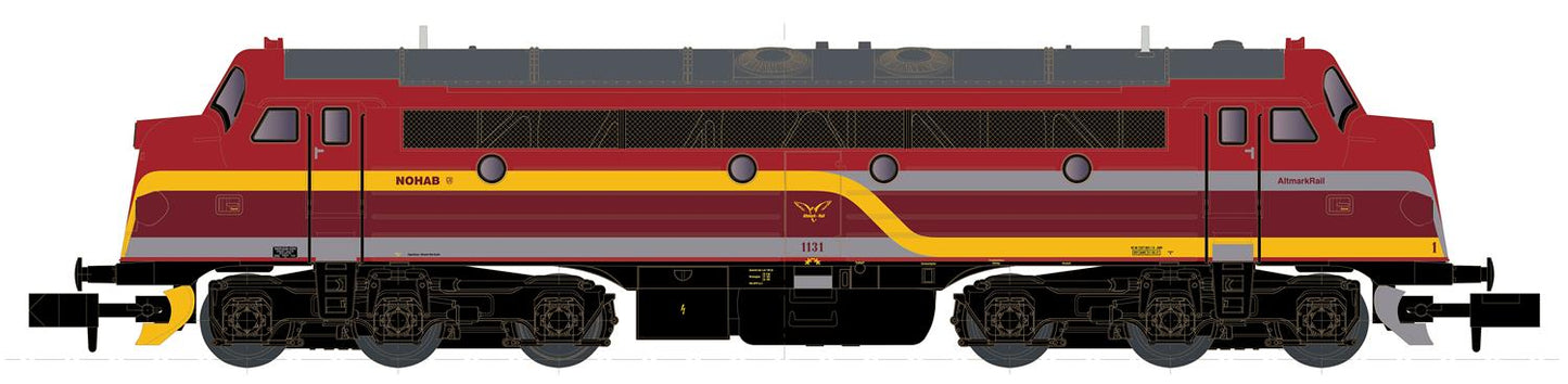 Kato Altmark Rail V170 1131 Nohab Diesel Locomotive VI K2896 N Gauge