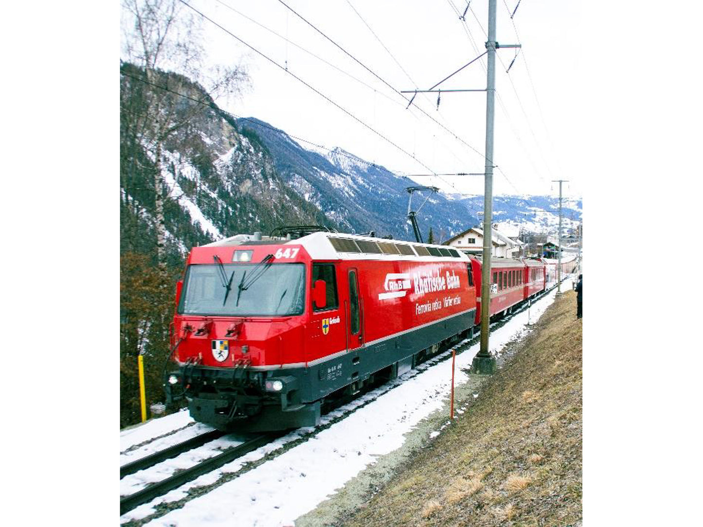 Kato RhB Ge4/4 III 643 Electric Locomotive VI K3101-7 N Gauge
