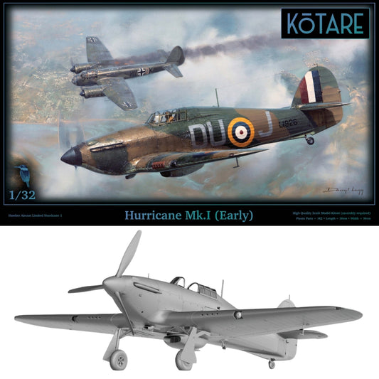 Kotare 32015 Hawker Hurricane Mk.I Early 1:32 Model Kit