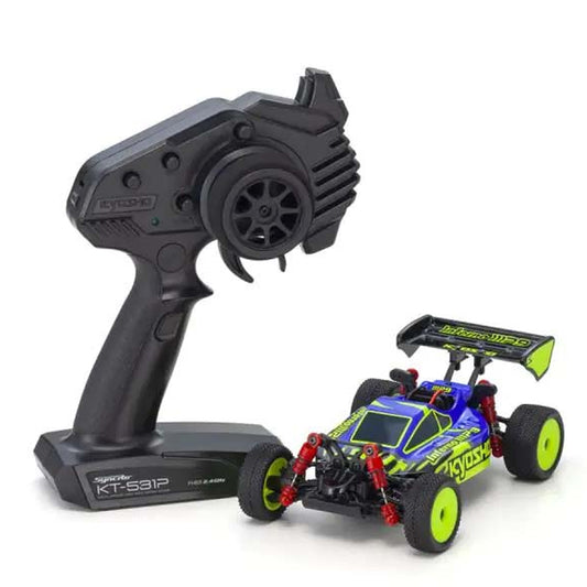 Kyosho Mini-Z MB010 Readyset 4WD Inferno MP9 TK13 Blue-Yellow RTR RC Car 32093