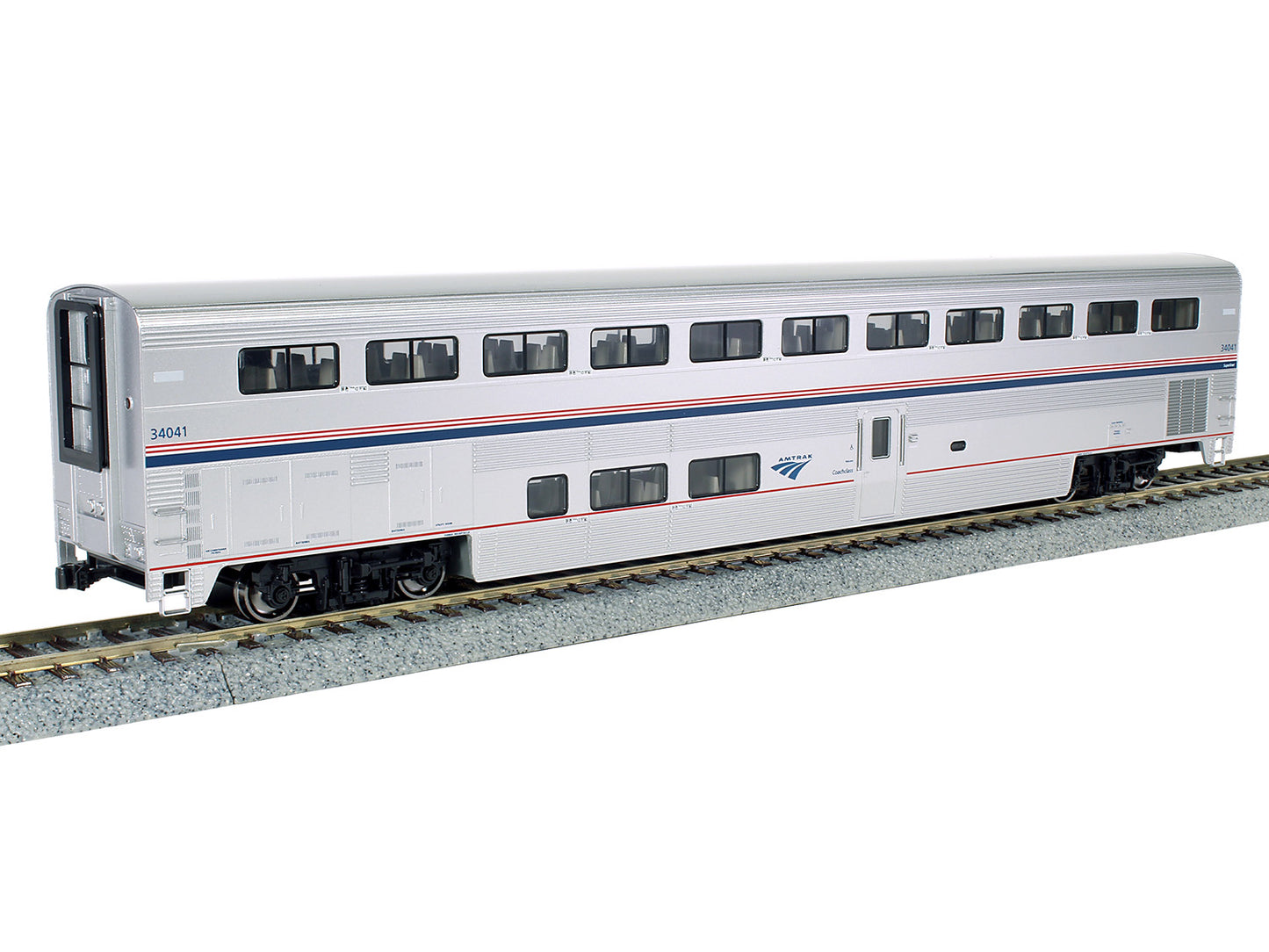 Kato Superliner I Coach Amtrak PhVI 34041 HO Gauge 35-6057