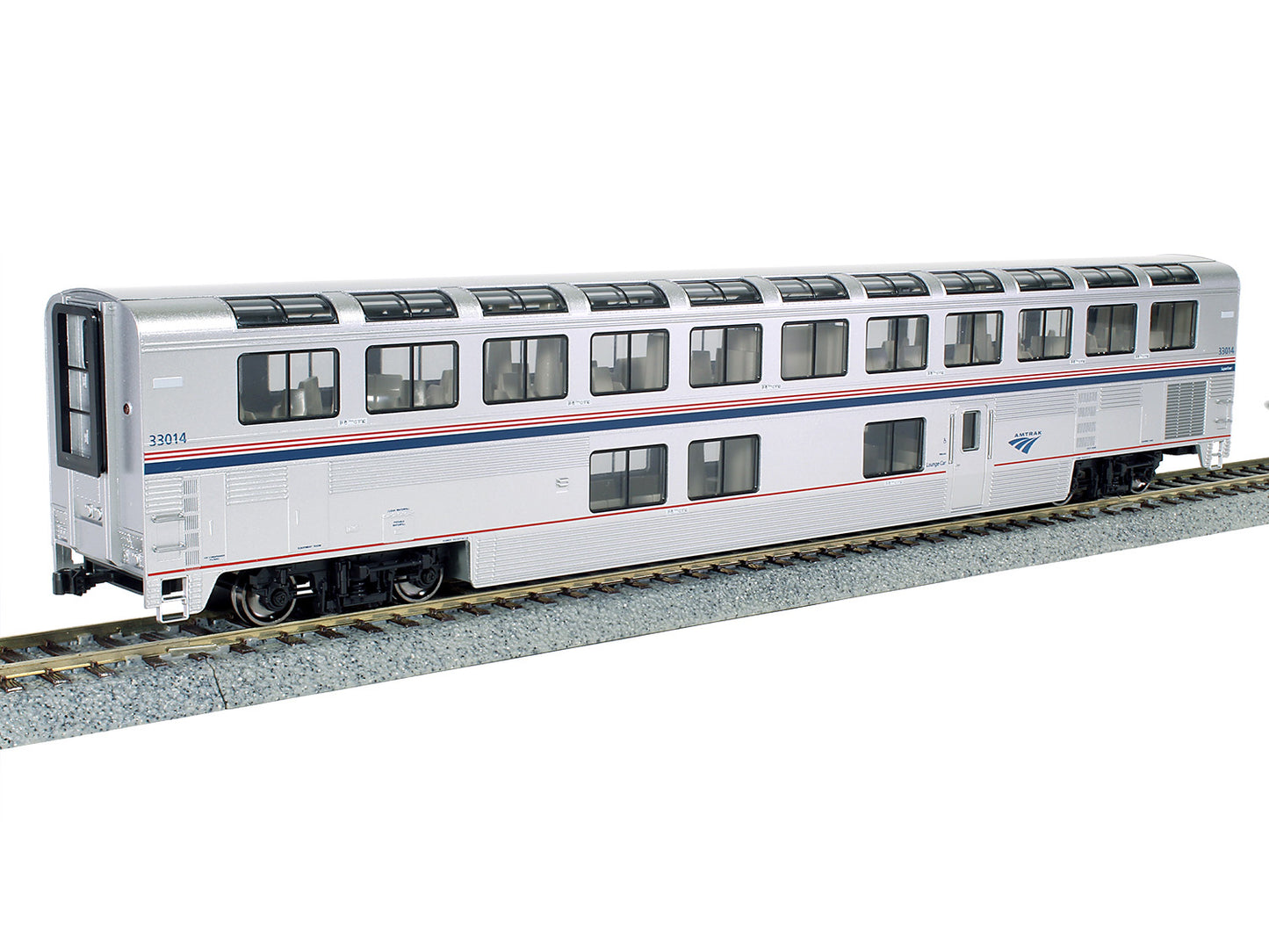 Kato Superliner I Lounge Amtrak PhVI 33014 HO Gauge 35-6065