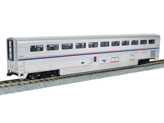 Kato Superliner I Coach-Baggage Amtrak PhVI 31031 K35-6095 HO Gauge