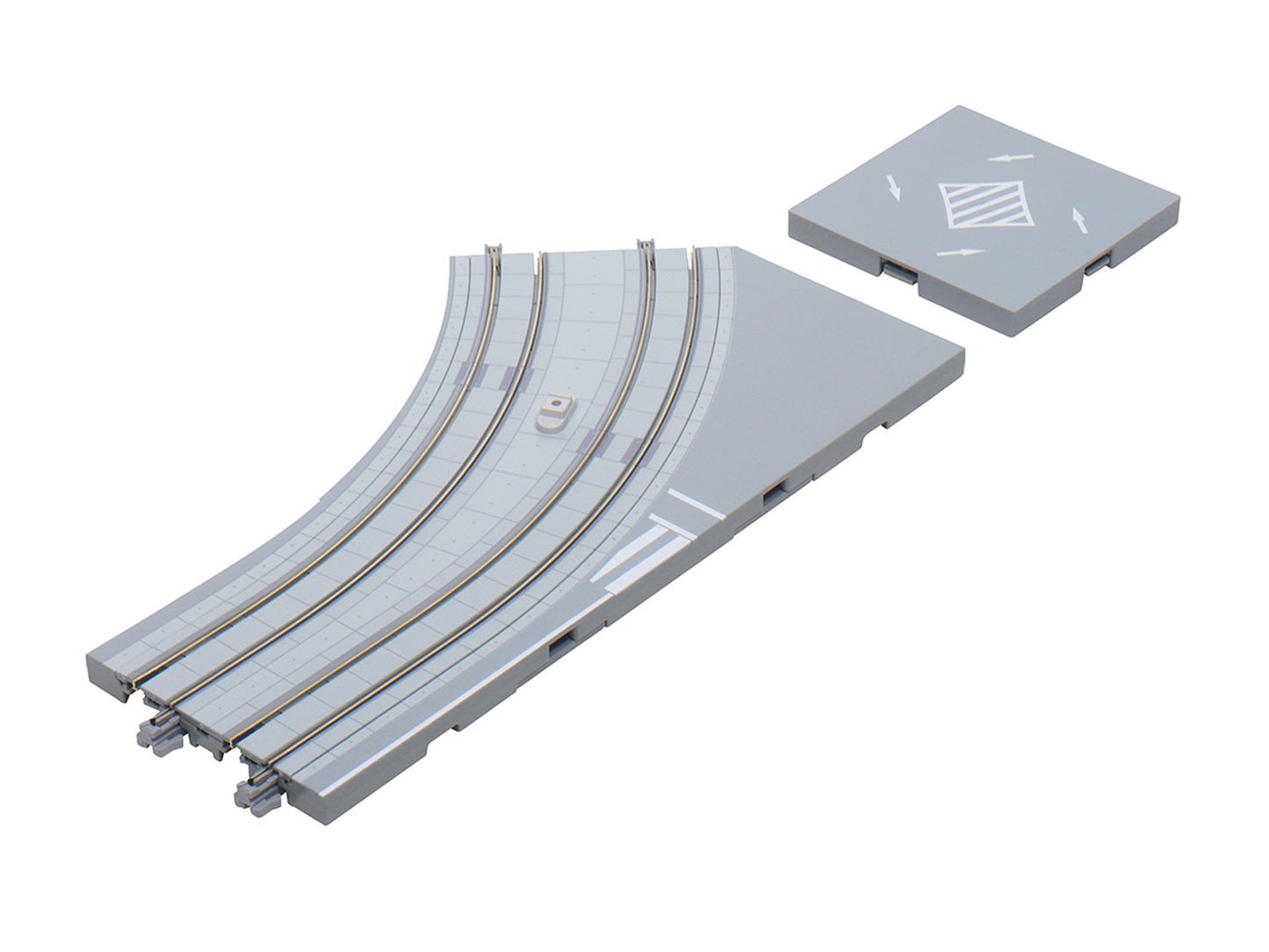 Kato 40-103 Unitram Track Plate Curved LH Crossing N Gauge