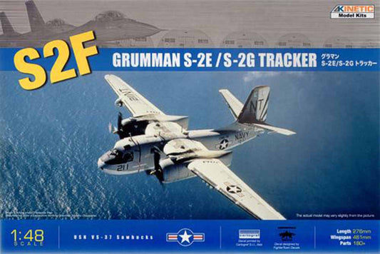 Kinetic Model Kits 48024 Grumman S-2E / S2G Tracker 1:48 Aircraft Model Kit