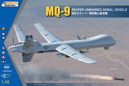 Kinetic Model Kits 48067 General-Atomics MQ-9 Reaper 1:48 Aircraft Model Kit