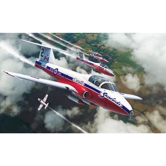 Kinetic 48082 Canadian CT-114 Tutor Demo Team (Gold) 1:48 Model Kit
