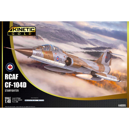 Kinetic 48095 RCAF CF-104D Starfighter 1:48 Model Kit