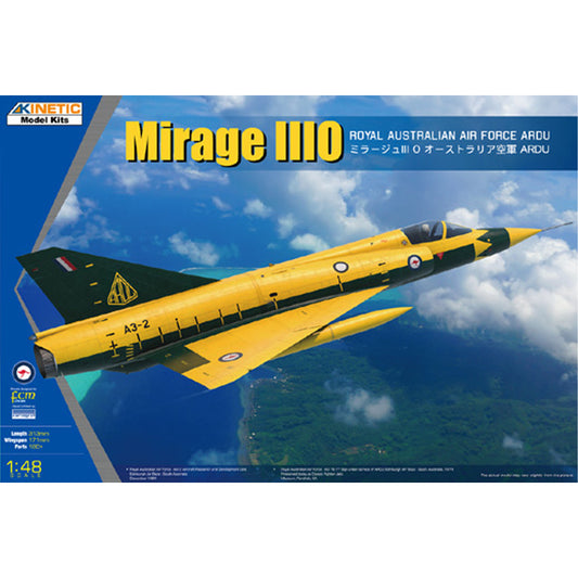 Kinetic 48145 Dassault Mirage IIIO RAAF ARDU 1:48 Model Kit