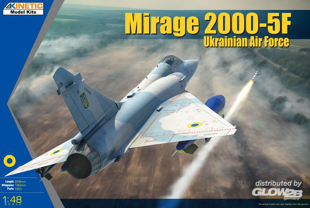 Kinetic 48180 Mirage 2000-5F Ukrainian Air Force 1:48 Model Kits