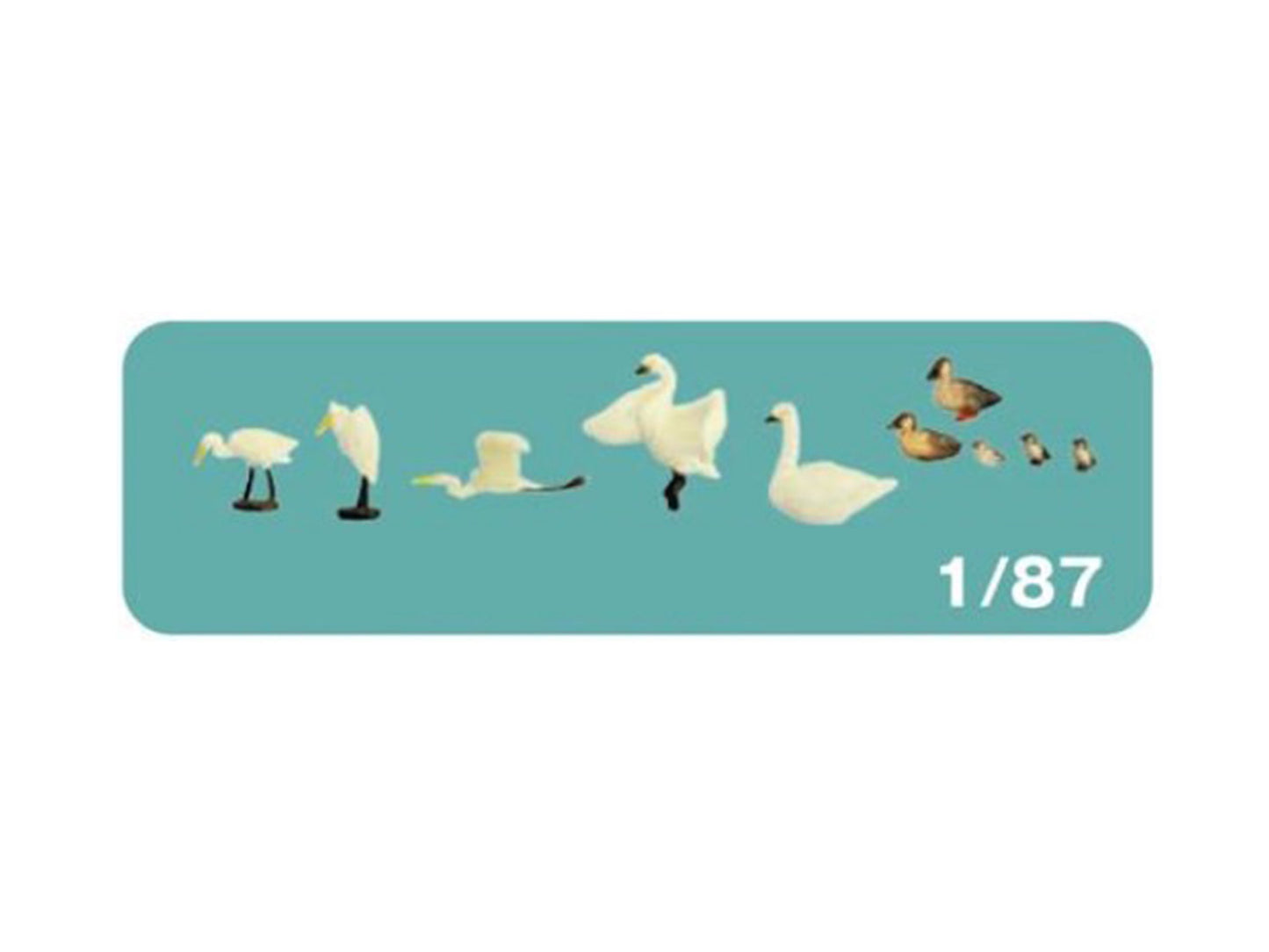 Kato Waterfowl (10) Figure Set HO Gauge K6-606