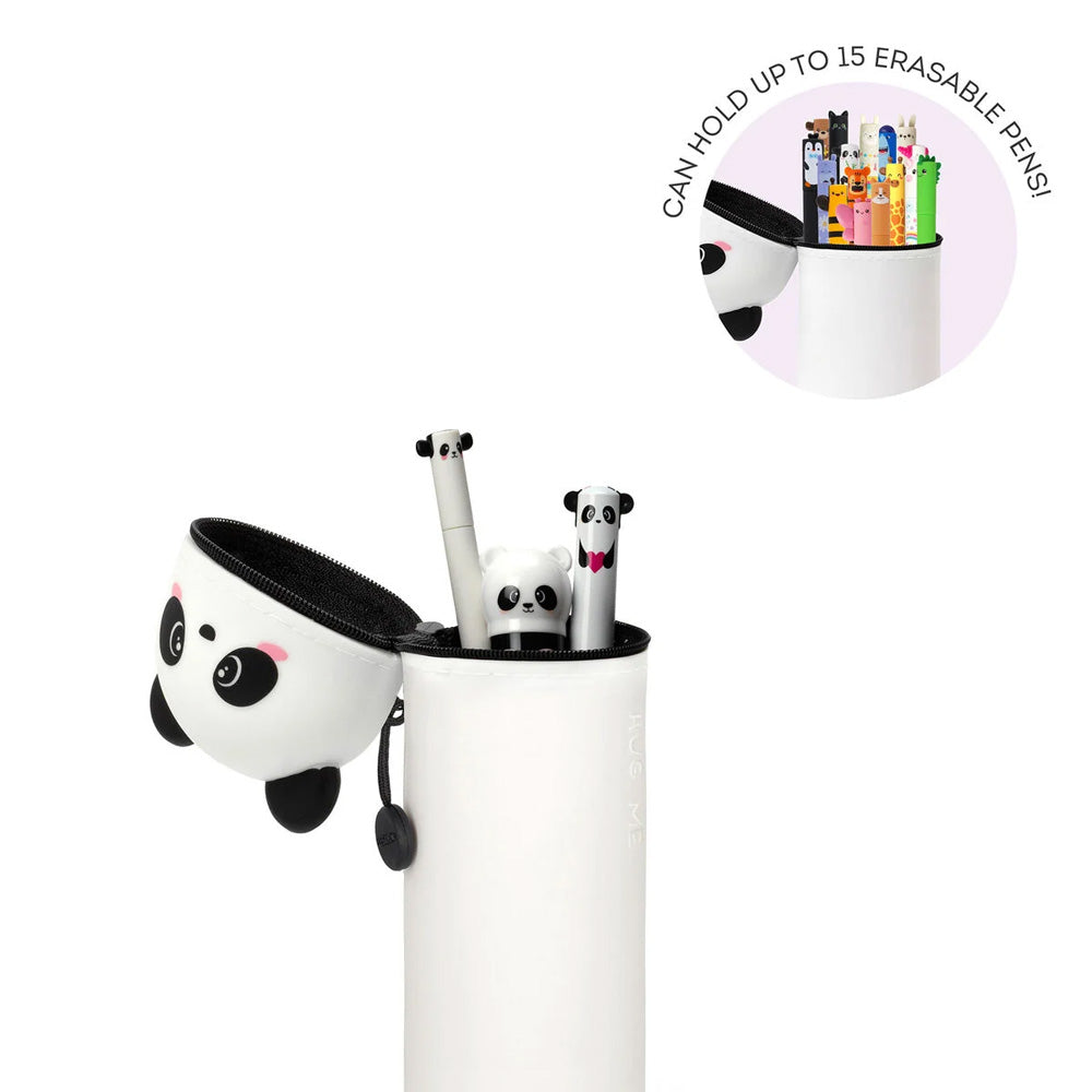 Legami 2-In-1 Silicone Pencil Case - Kawaii - Panda "Hug Me"