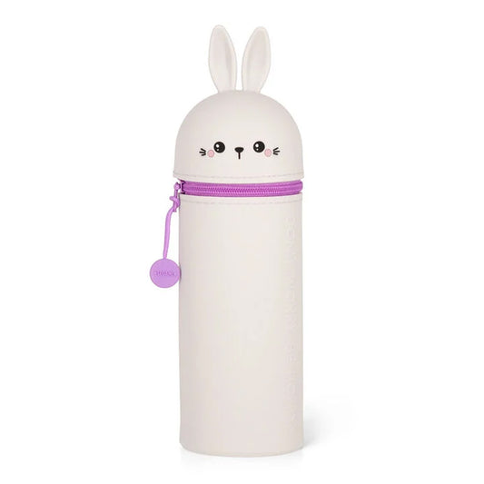Legami Kawaii 2-in-1 Soft Silicone Pencil Case - Bunny