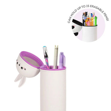 Legami Kawaii 2-in-1 Soft Silicone Pencil Case - Bunny