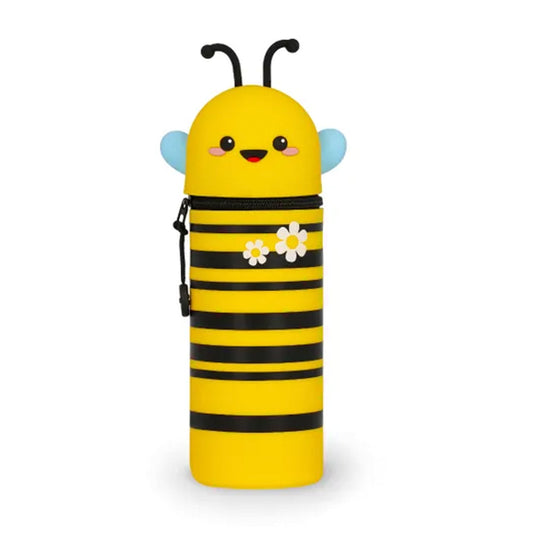 Legami Kawaii 2-in-1 Soft Silicone Pencil Case - Bee