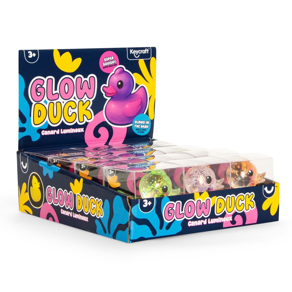 Stretchy Glow Ducks Squishy Sensory Toy Keycraft (Assorted)