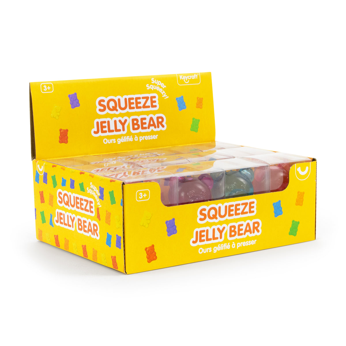 Squishy Jelly Bear - Squish Sensory Toy by Keycraft
