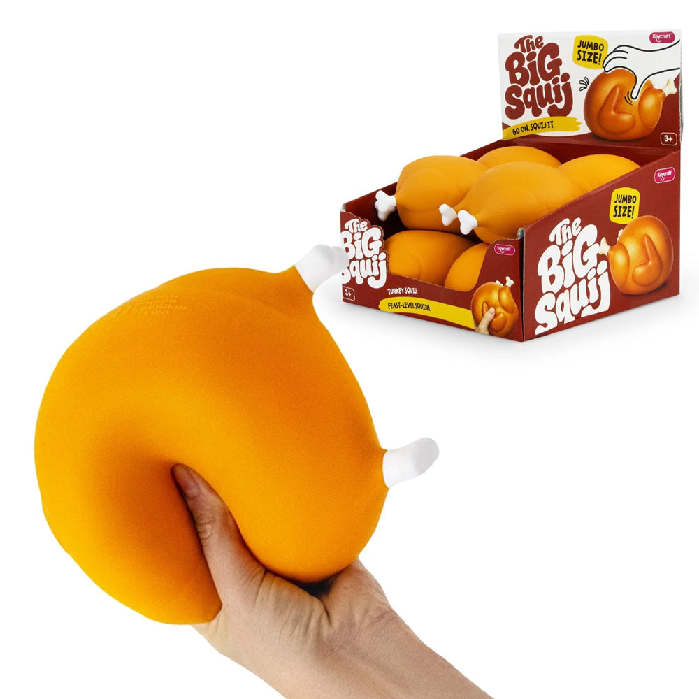 Big Squij Turkey Slow-Rise Squishy Sensory Toy - Keycraft