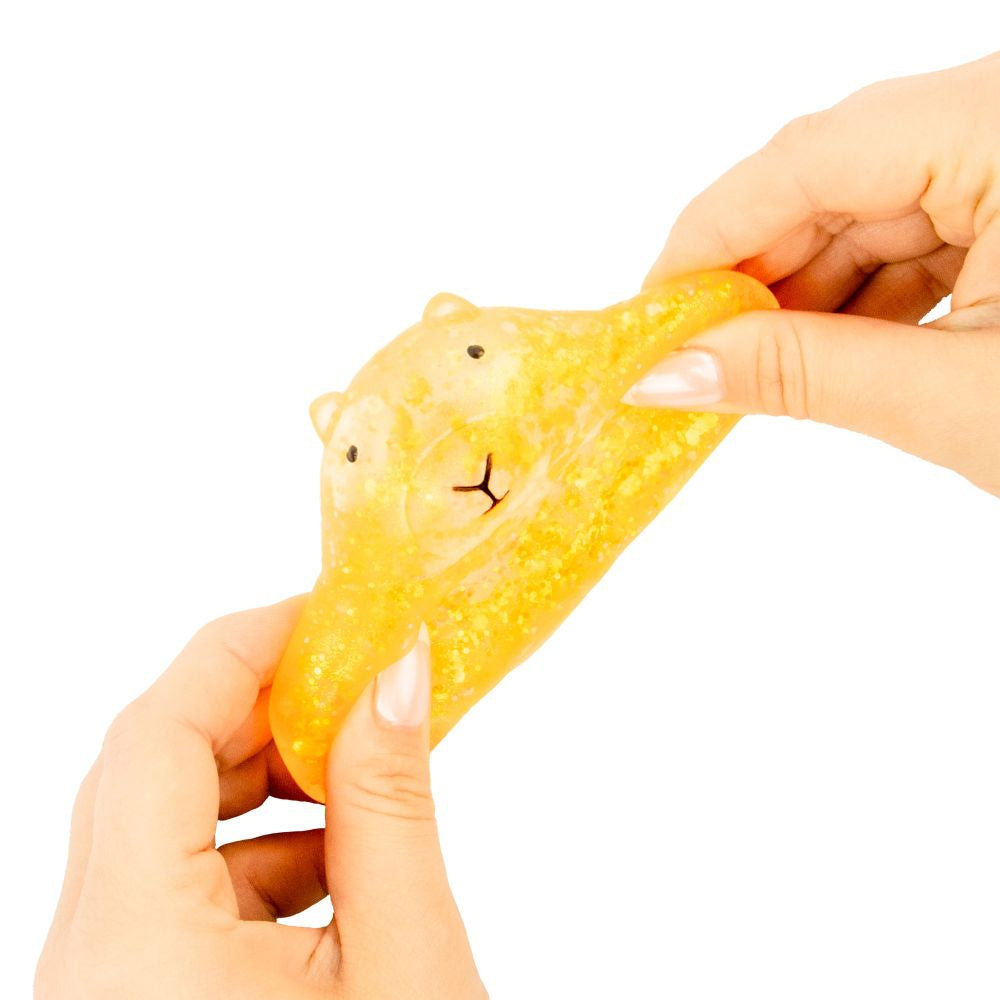 Sparkly Capybara Squishy Sensory Toy Keycraft