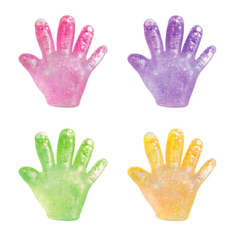 Squishy Sparkly High Five Hand Sensory Toy