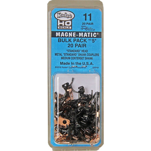 Kadee 11 No.5 Bulk Pack Magne-Matic Couplers (20pr) HO