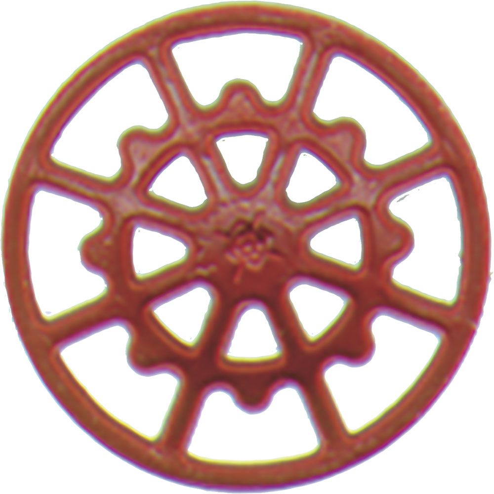 Kadee 2030 Ajax Brake Wheels Red Oxide HO