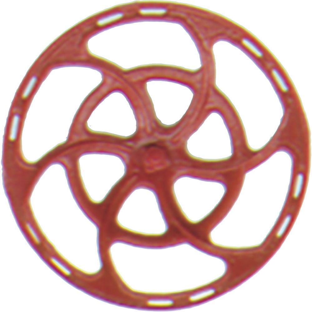 Kadee 2031 Equipco Brake Wheels Red Oxide HO