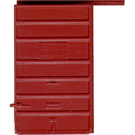 Kadee 2210 6' 7 Panel Superior High Tack Doors Red Oxide HO