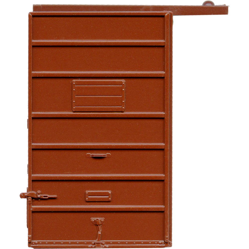 Kadee 2211 6' 7 Panel Superior High Tack Doors Boxcar Red HO