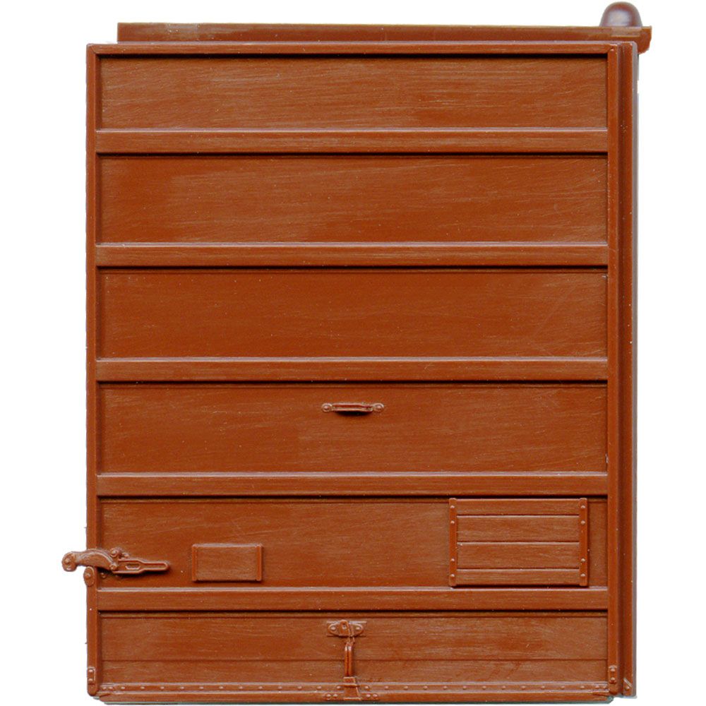 Kadee 2231 8' 6 Panel Superior Low Tack Doors Boxcar Red HO