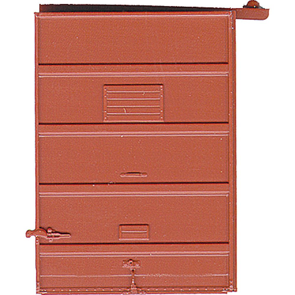 Kadee 2238 7' 5 Panel Superior High Tack Doors Red Oxide HO