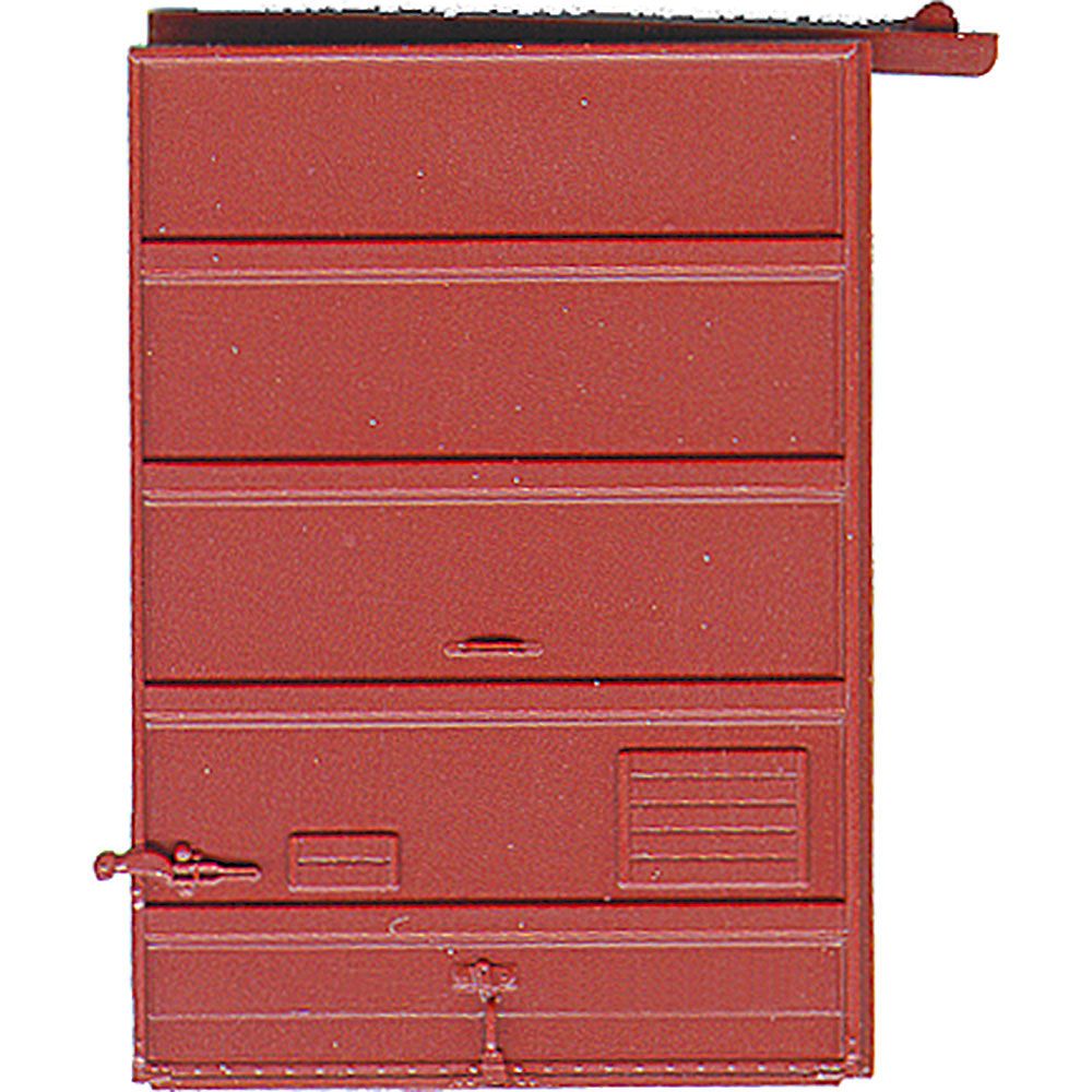Kadee 2240 7' 5 Panel Superiot Low Tack Doors Red Oxide HO