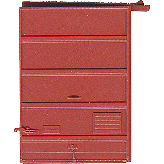 Kadee 2240 7' 5 Panel Superiot Low Tack Doors Red Oxide HO