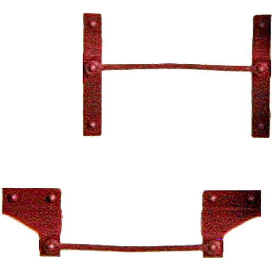 Kadee 2252 End Grab Irons Red Oxide HO