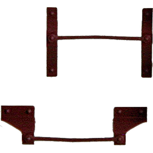 Kadee 2253 End Grab Irons Boxcar Red HO