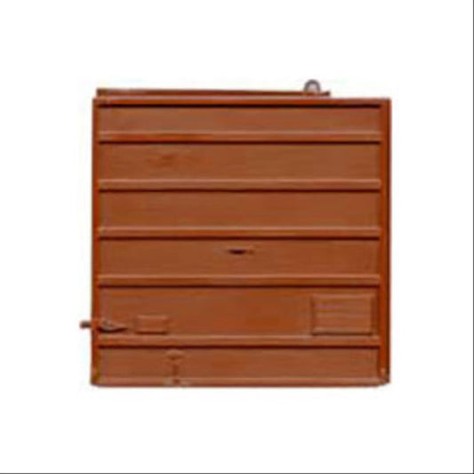 Kadee 2263 10' 6 Panel Superior Doors Boxcar Red 2pr HO