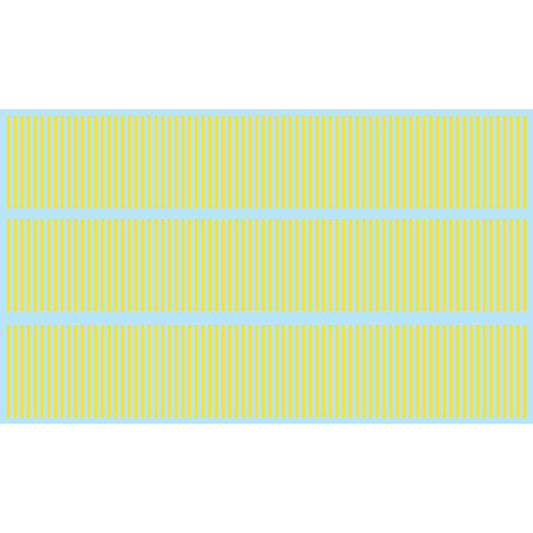 Kadee 3123 Street Decals - Dash (Yellow Lines) HO