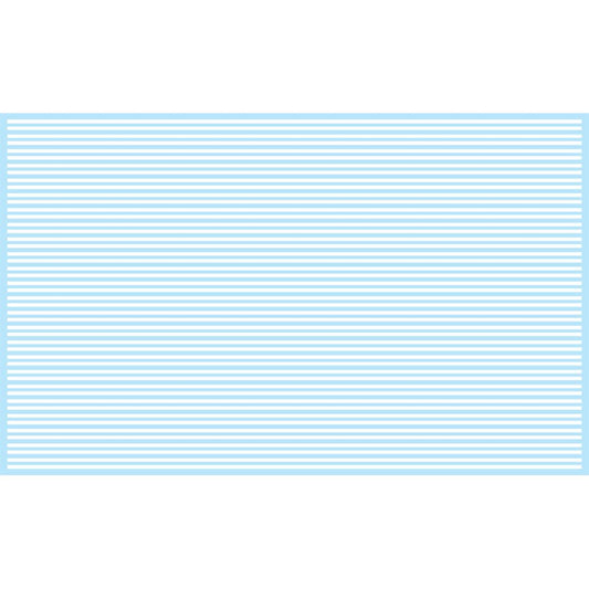 Kadee Solid White Lines Street Decals Set KDE3125-1 HO Gauge