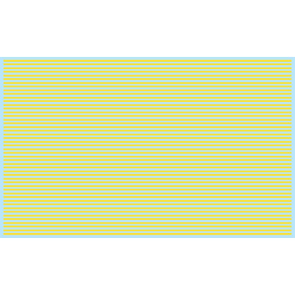 Kadee 3126 Street Decals - Solid/Solid (Yellow) HO