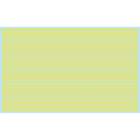 Kadee 3126 Street Decals - Solid/Solid (Yellow) HO