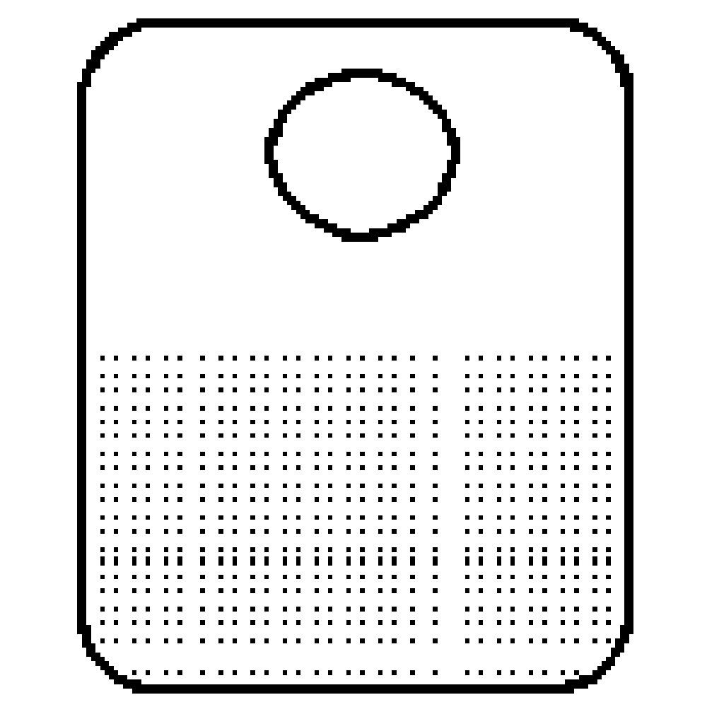 Kadee 80 Clear Plastic Self Stick Hang Tabs (108)