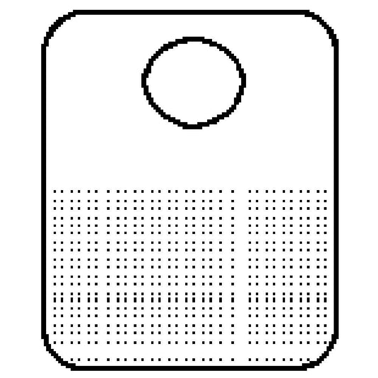 Kadee 80 Clear Plastic Self Stick Hang Tabs (108)