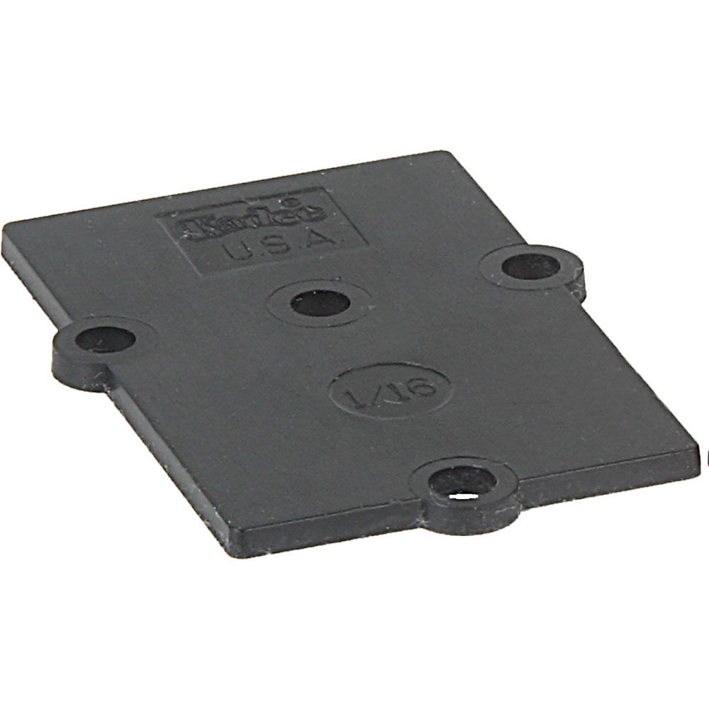 Kadee 841 Shims for 830 Gear Box 1/16'' & 1/32'' Black (8) G Gauge