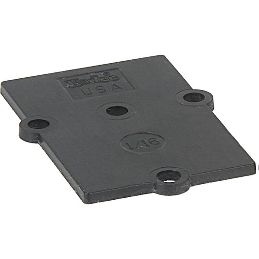 Kadee 841 Shims for 830 Gear Box 1/16'' & 1/32'' Black (8) G Gauge