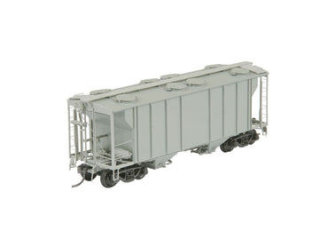 Kadee Chanel PS-2 Two Bay Hopper Undecorated Light Grey KDE8601 HO Gauge