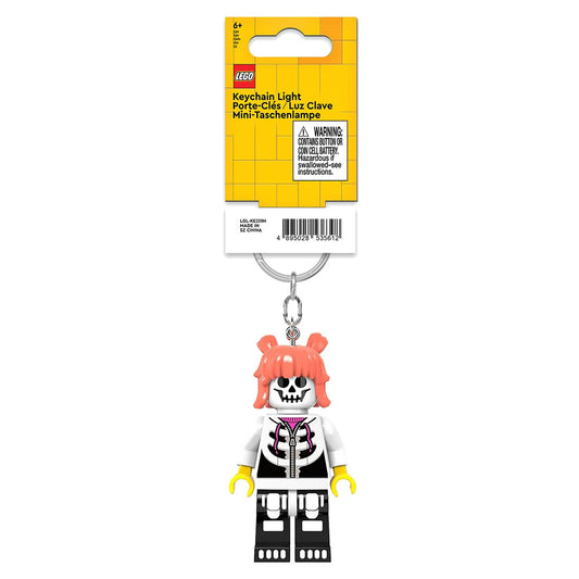 LEGO Keyring LED Light - Skeleton Girl Minifigure KE261H