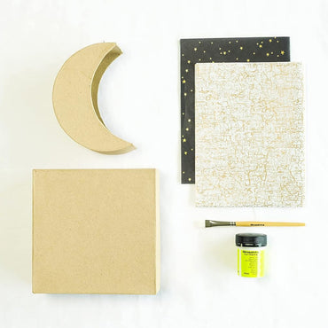 Decopatch My Creative Moment: Decorative Moon Pot Adult Craft Kit KIT038C